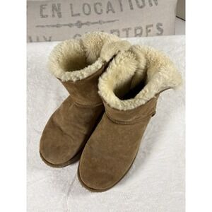 Women's Ugg MINI BAILEY BOW II - Chestnut Brown US Size 8 Uggs Boots Shoes